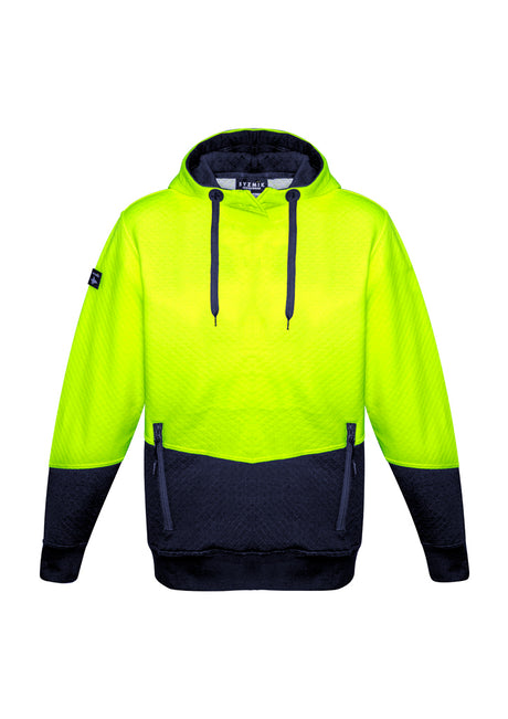 ZT477-Unisex Hi Vis Textured Jacquard Hoodie