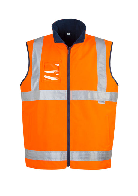 ZV358-Mens Hi Vis Lightweight Fleece Lined Vest